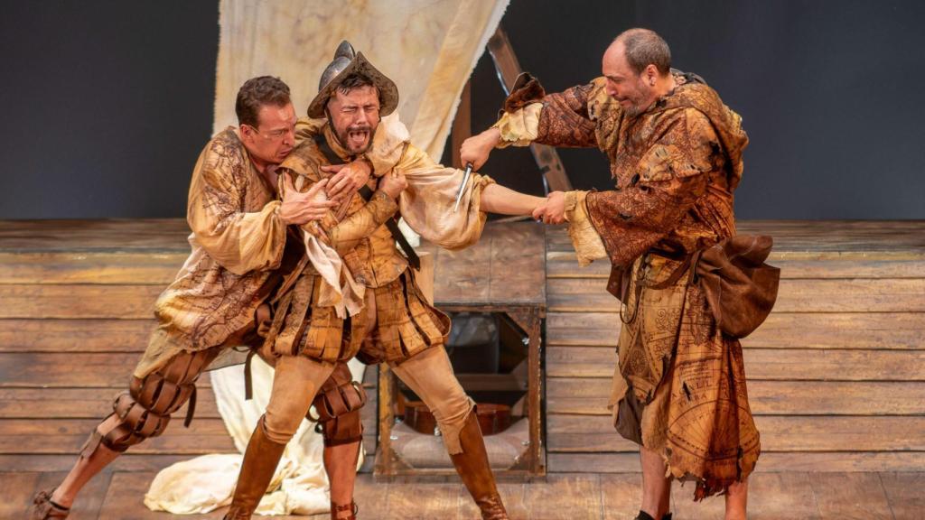 Diego Morales, Juan Cañas y Daniel Rovalher en 'La Desconquista'. Foto:  David Ruiz