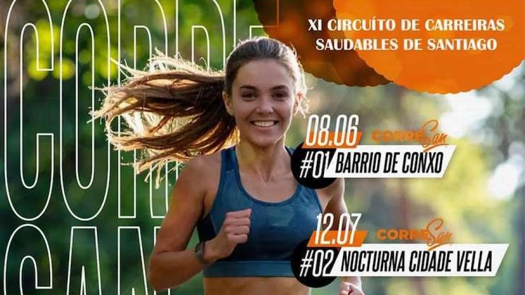 Cartel de la XI edición Corresan Nocturna Cidade Vella