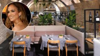 Jennifer Lopez visita un restaurante de Pontevedra