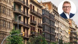 Montaje de José Manuel Fernández con viviendas.