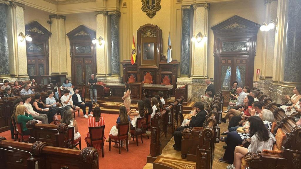 Reconocimiento a los mejores expedientes de la PAU 2025 en A Coruña.