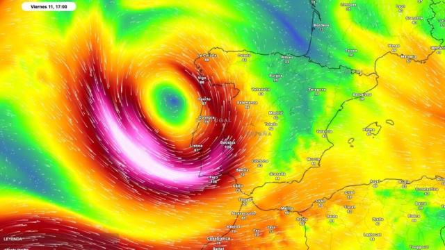 La DANA sobre España. Meteored