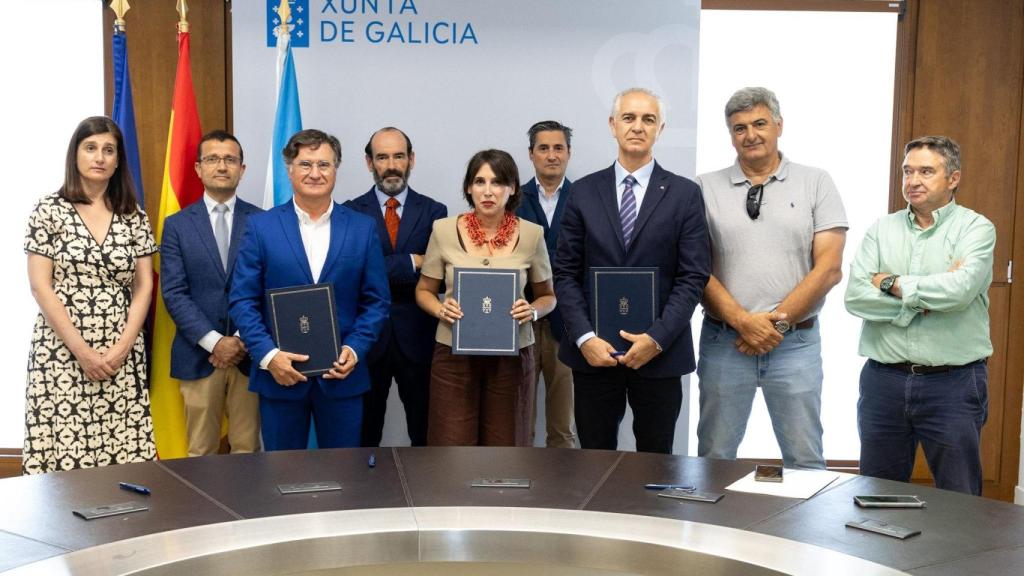 Instante de la firma.