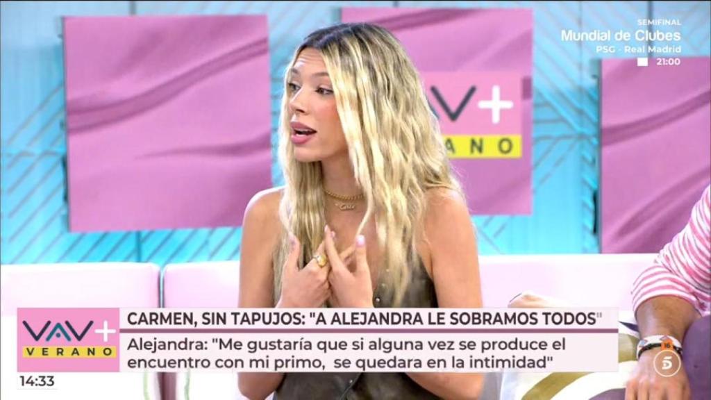 Alejandra Rubio, en 'Vamos a ver'