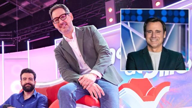 Rafa Castaño, Eugeni Alemany y Ion Aramendi, en un fotomontaje de BLUPER.