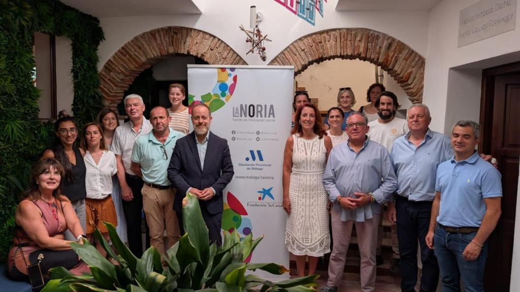 Un momento de la clausura del proyecto en Benarrabá.