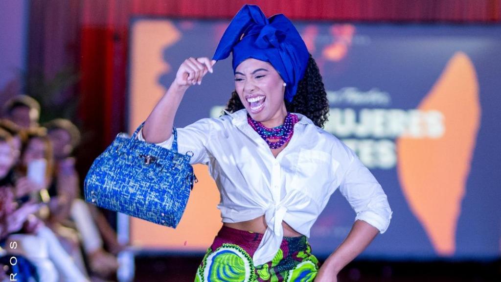 Leticia Valera desfiló en Valencia el pasado 26 de junio.