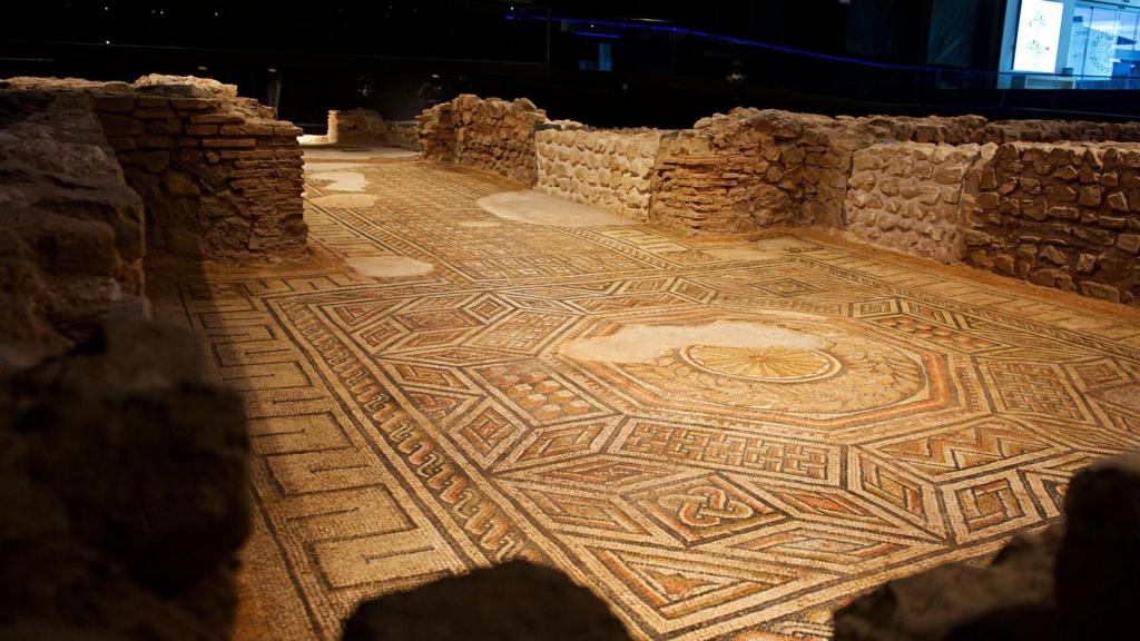 Restos de la extraordinaria villa romana encontrada en Rincón de la Victoria.