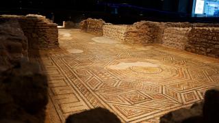 Restos de la extraordinaria villa romana encontrada en Rincón de la Victoria.
