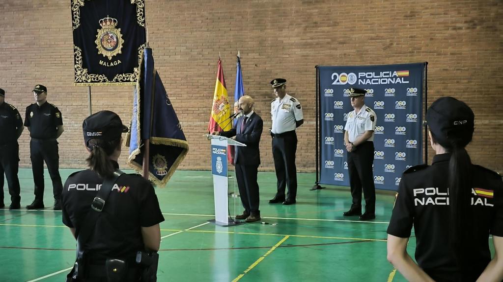 El subdelegado del Gobierno, Javier Salas, en un momento del acto.