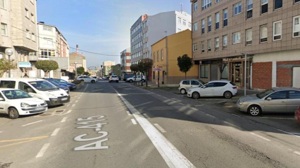 Travesía de Meicende en Arteixo (A Coruña).