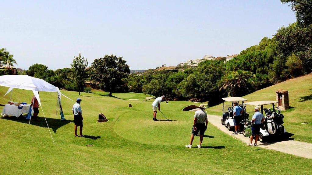 Un torneo de golf solidario en una pasada edición.