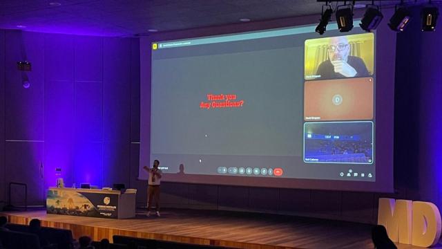 David Simpson, supervisor de VFX de Adolescence, durante su intervención en Mundos Digitales.