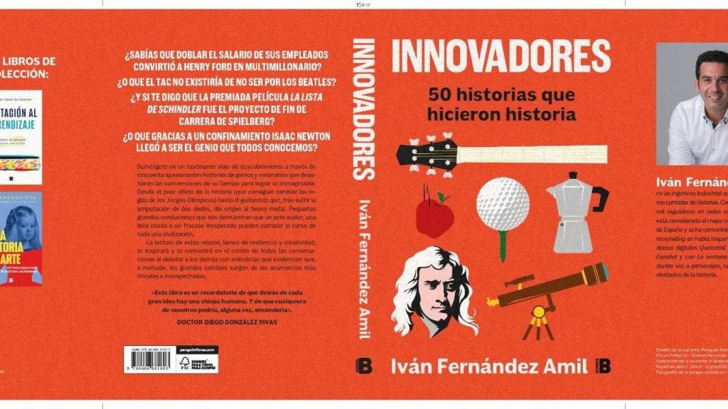 Grafismo del libro de Iván Fernández Amil
