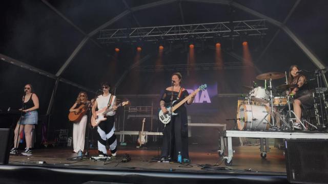 El grupo coruñés Leria en el Atlantic Pride de A Coruña