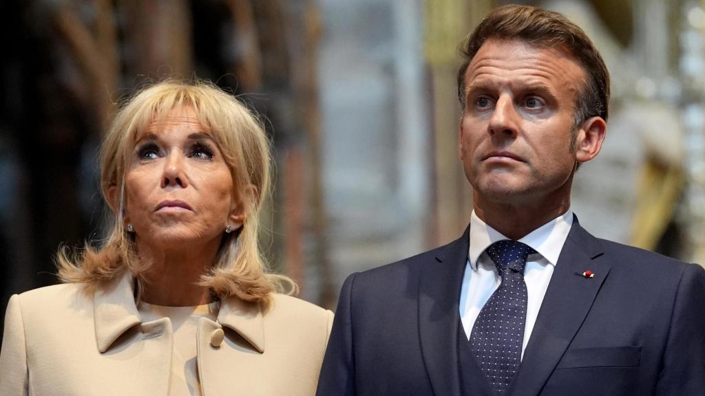 Brigitte y Emmanuel Macron, en un acto en Londres el pasado 8 de julio.