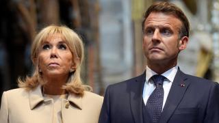 Brigitte y Emmanuel Macron, en un acto en Londres el pasado 8 de julio.