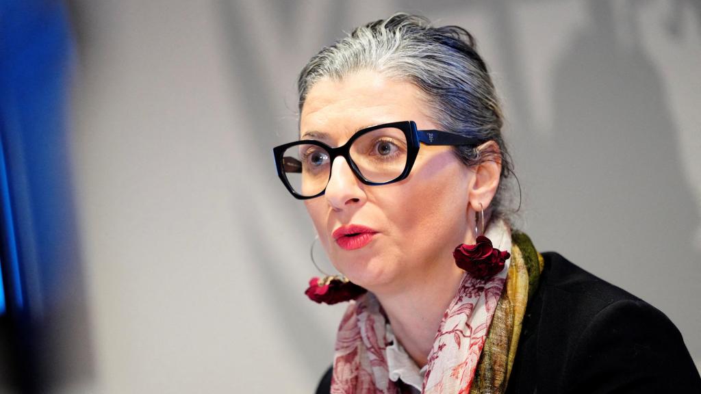 La italiana  Francesca Albanese, la relatora especial de la ONU sobre los derechos humanos en los Territorios Palestinos ocupados desde 1967.