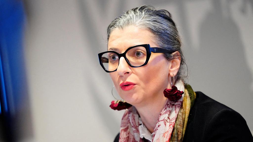 La italiana  Francesca Albanese, la relatora especial de la ONU sobre los derechos humanos en los Territorios Palestinos.