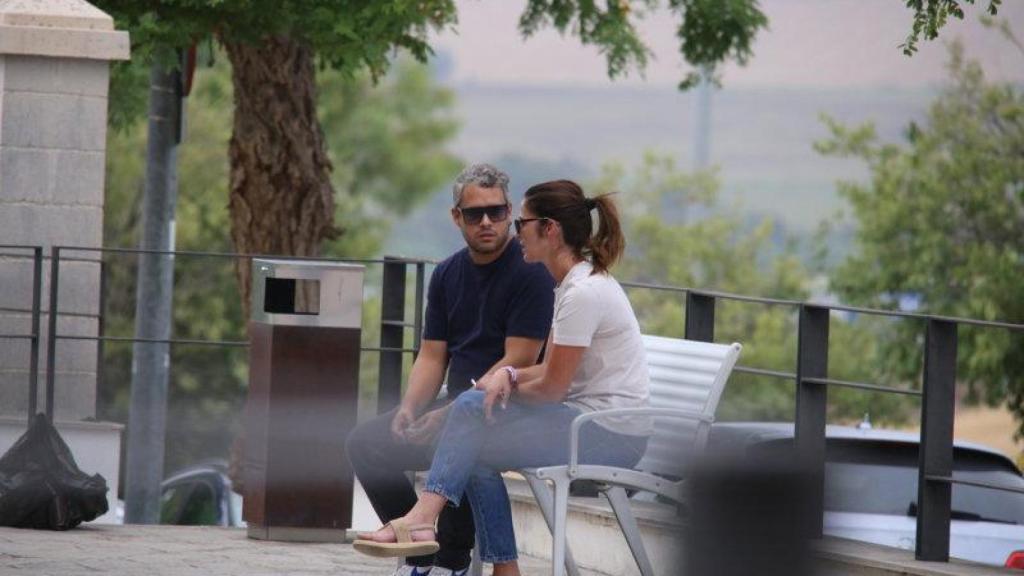 José Fernando, en el funeral de su expareja, Michu.