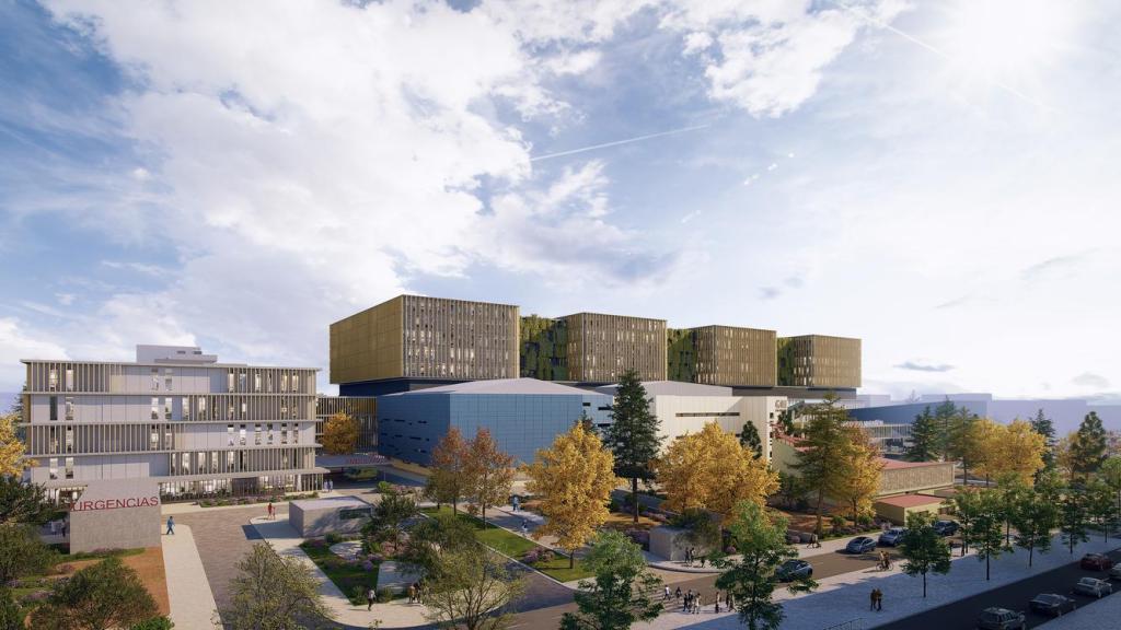 El futuro Hospital Gregorio Marañon reformado.