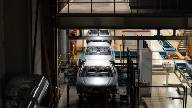 Línea de montaje del Cupra Formentor en la fábrica de Seat en Martorell