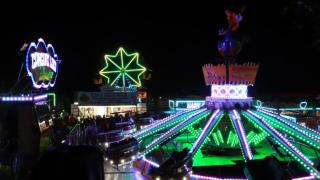Atracciones en las fiestas de Vilaboa, en Culleredo, en una foto de archivo.