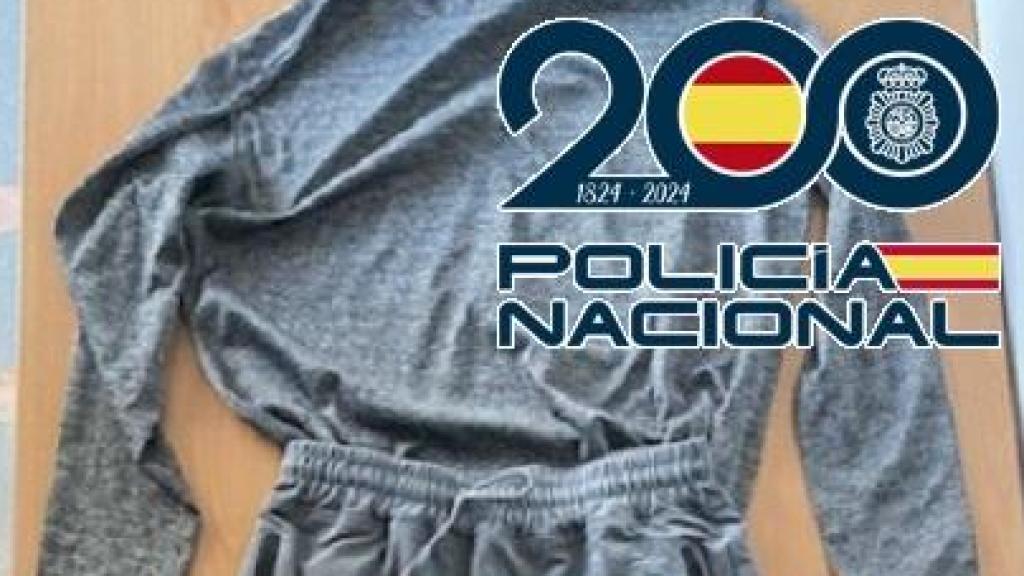Ropa del falso 'runner' que asaltaba villas de lujo en Marbella.