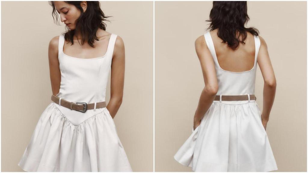 Vestido corto de Zara. Ref: 2180/326/806