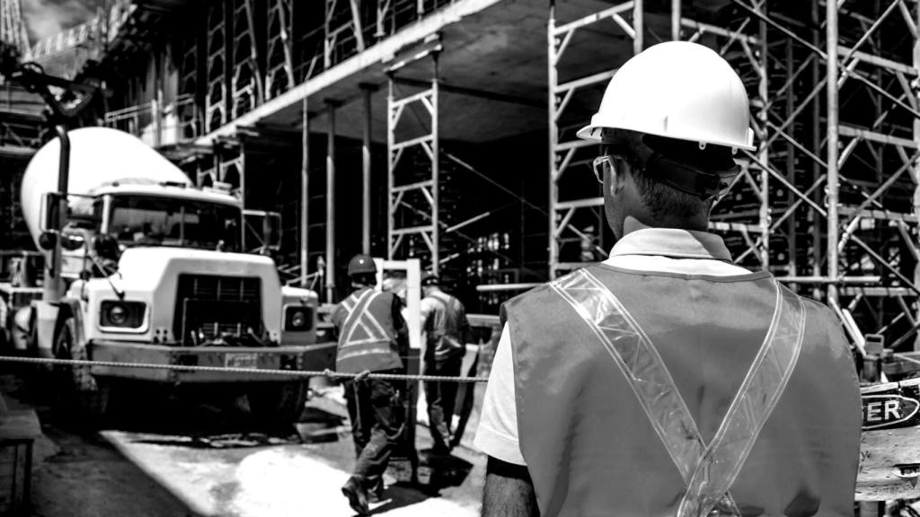 Trabajadores en la construcción