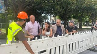Avanzan los nuevos Cantones de A Coruña: Reabierta la acera hasta Entrejardines