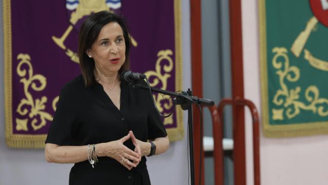 La ministra de Defensa, Margarita Robles, en Salamanca