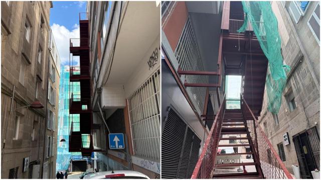 Vigo Secreto: las escaleras de incendios al más puro estilo neoyorquino que se esconden en el centro