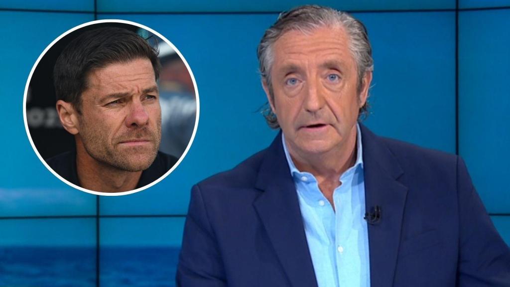 Josep Pedrerol y Xabi Alonso, en un fotomontaje