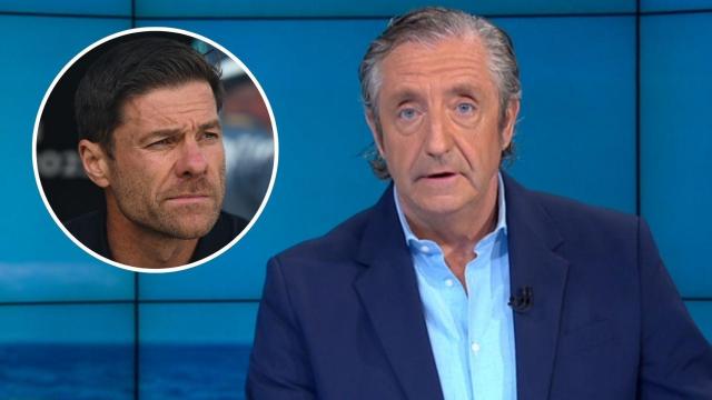 Josep Pedrerol y Xabi Alonso, en un fotomontaje