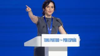 Isabel Díaz Ayuso durante el XXI Congreso Nacional del Partido Popular.