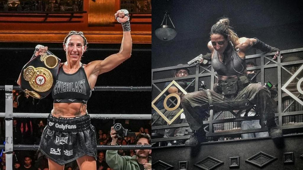 Jennifer Miranda, en sus dos facetas de boxeadora y actriz en 'La Casa de Papel'