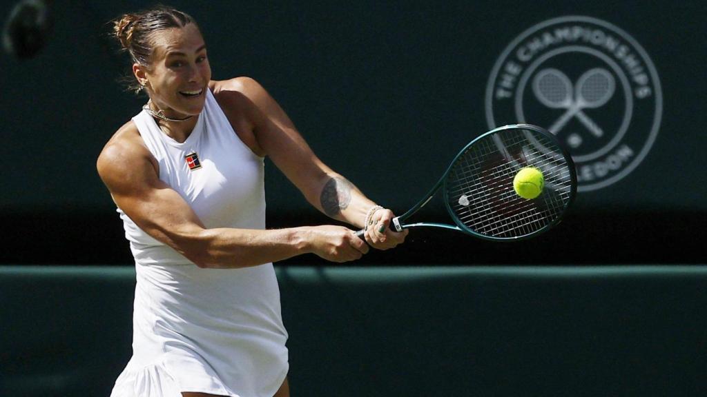 Aryna Sabalenka, en el partido ante Anisimova.