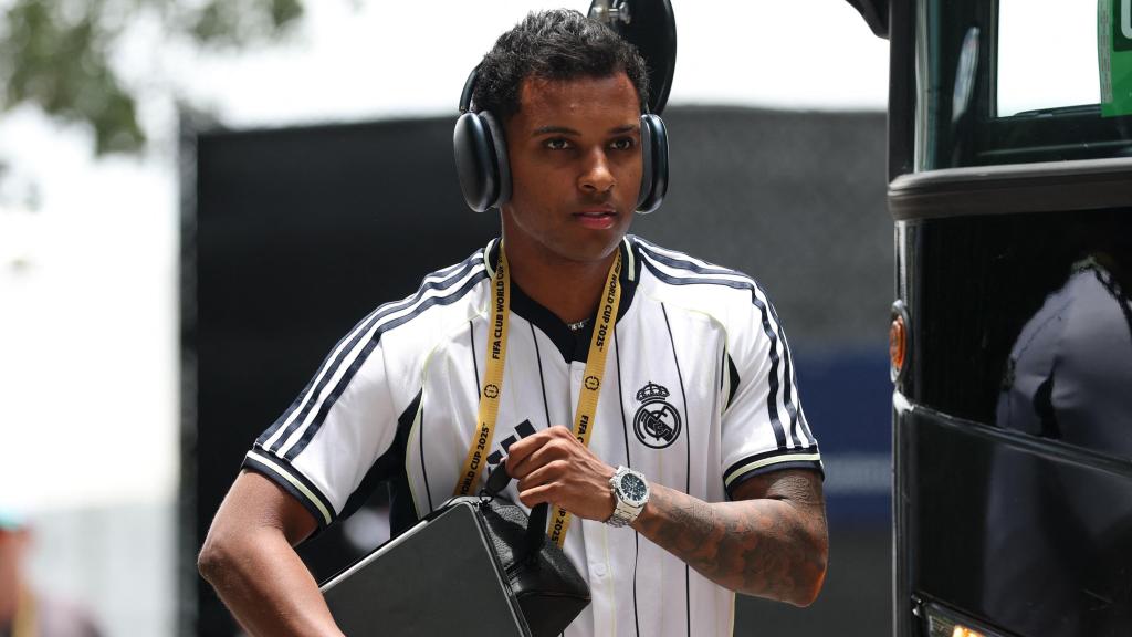 Rodrygo, en la convocatoria del Real Madrid para el partido ante el Al-Hilal.