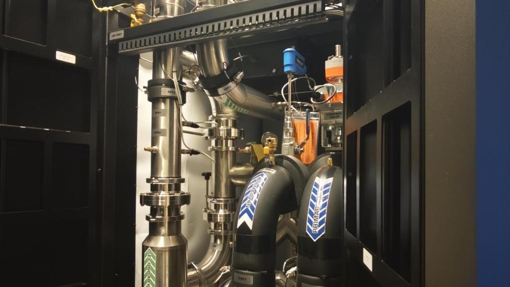 Detalle del sistema de refrigeración de Hunter.