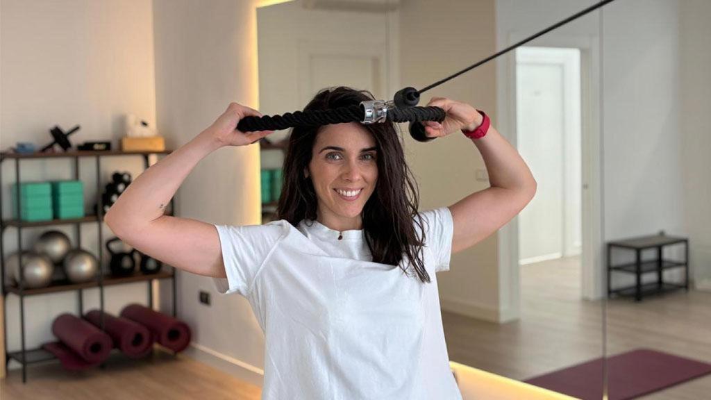 Laura en su nueva clínica.