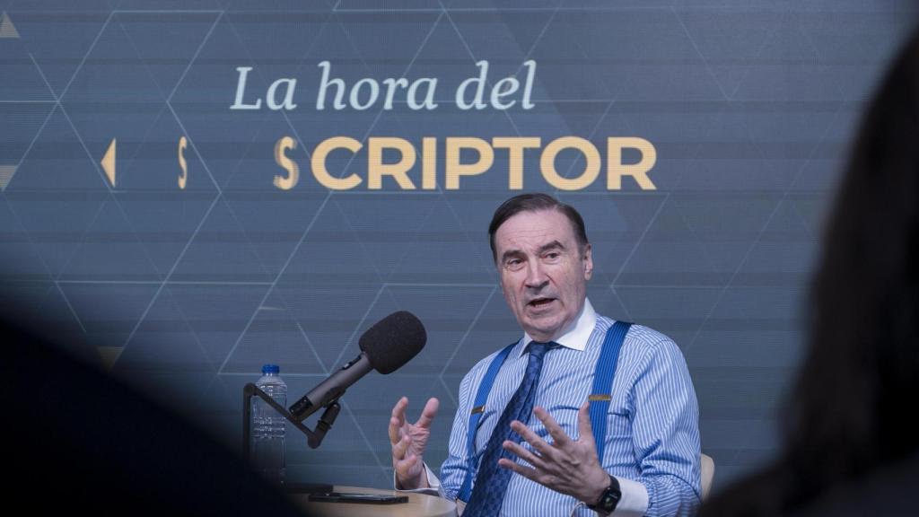 El director de EL ESPAÑOL, Pedro J. Ramírez, este jueves en La Hora del Suscriptor.