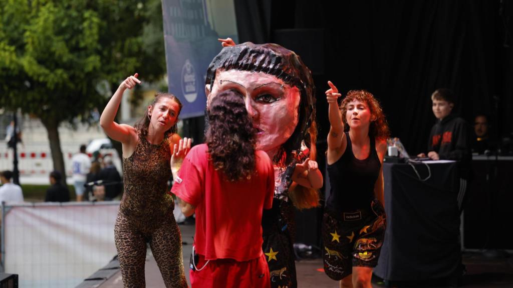 Actuación de Jimena Amarillo en el Atlantic Pride 2025.