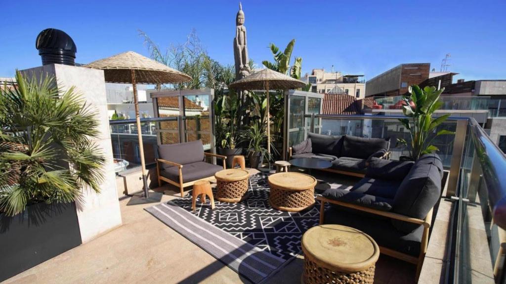 La terraza del Hotel Urban.