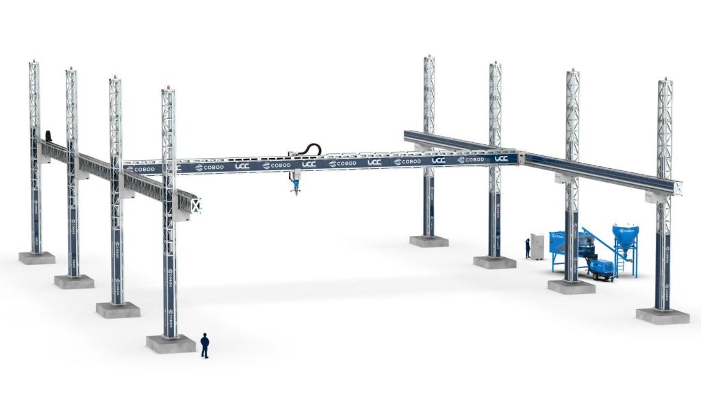 La impresora 3D BODXL personalizada de COBOD.