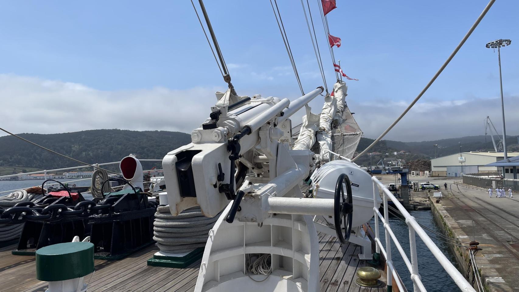 Visita del Juan Sebastián Elcano en Ferrol