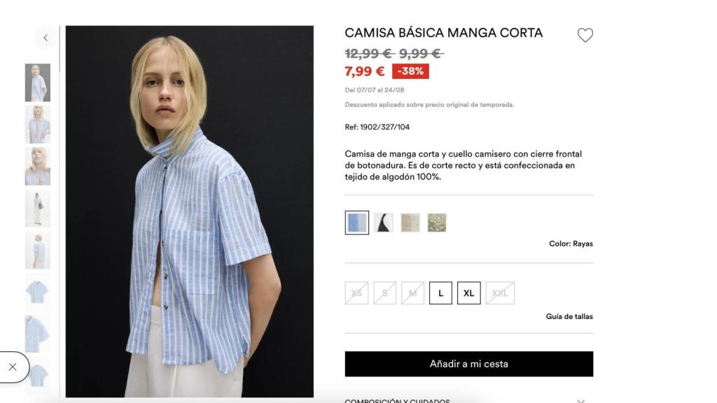 Camisa básica. Ref: 1902/327/104