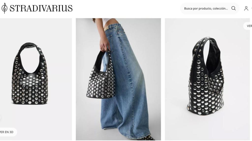 Bolso hombro tachuelas. REF. 3661/701/001