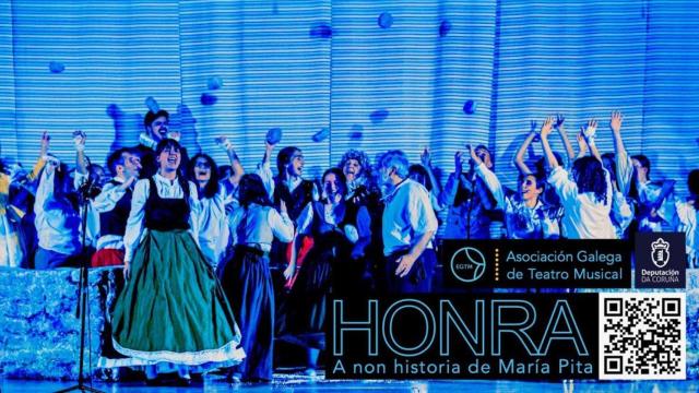 Cartel de la obra de teatro 'Honra, a non historia de María Pita'