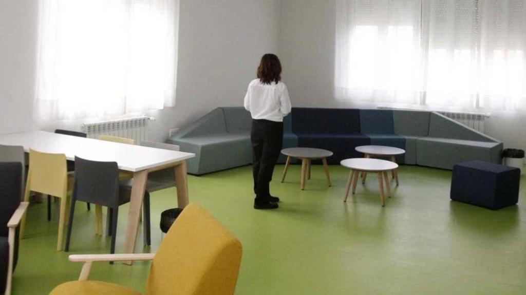 Una de las salas comunes de la Elviña Bao.